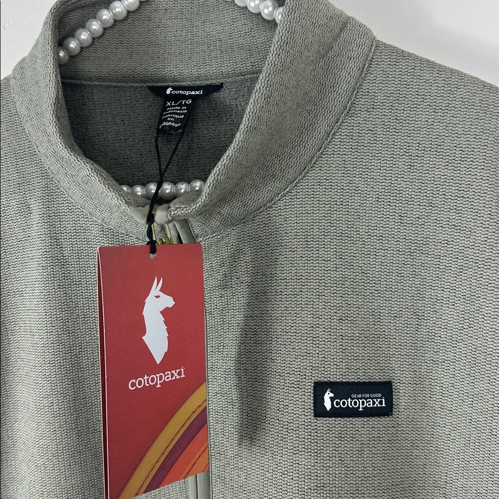 Cotopaxi Men's Gray Envo Fleece Heather Pebble Sweater XL NWT - Picture 3 of 15